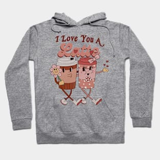 Sweet Latte Love: Valentine's Cup Couple Hoodie